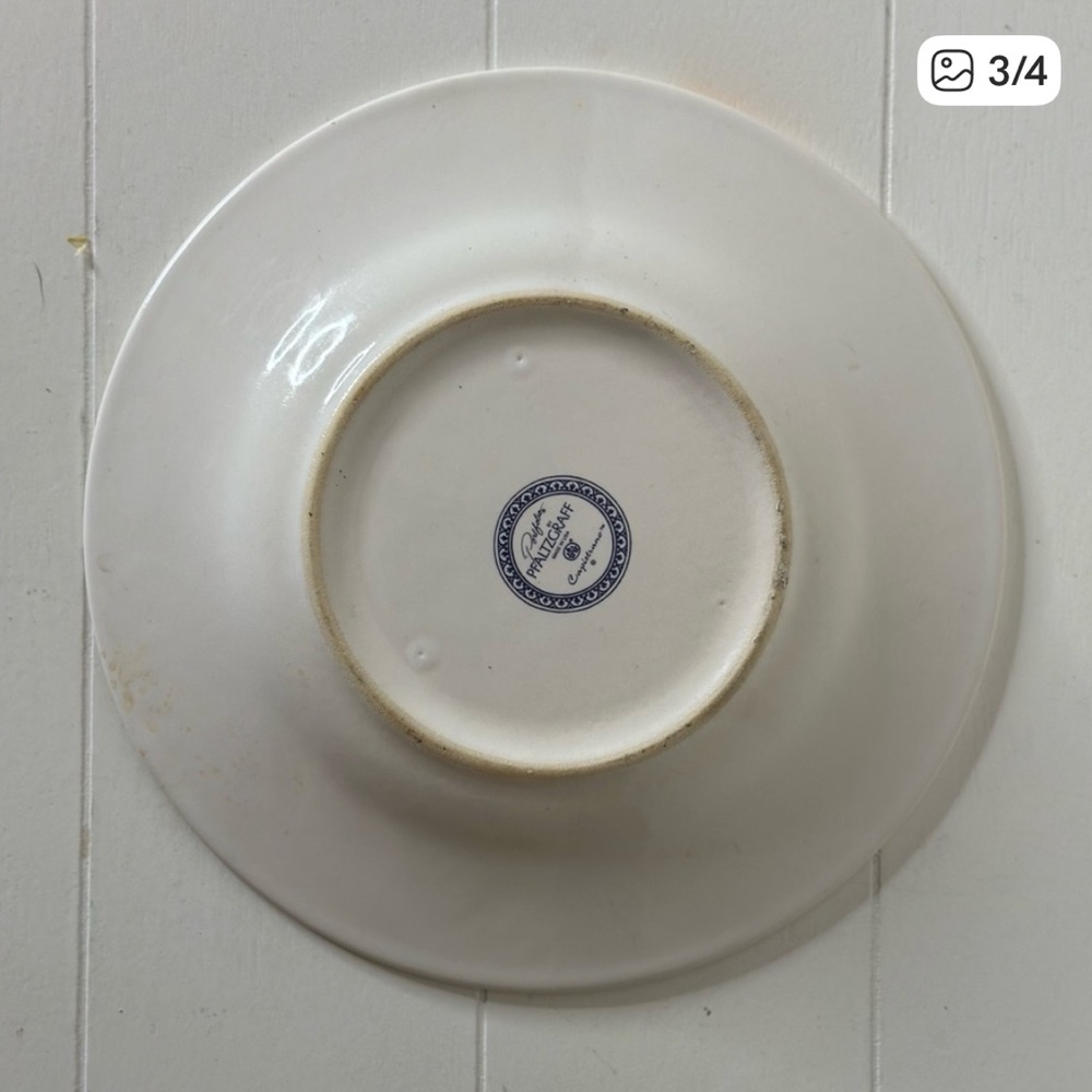 Pfaltzgraff Blue and Green Patterned Plate - Picture 3 of 4